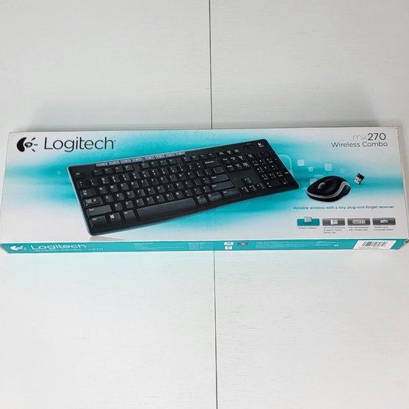 Logitech MK270 Wireless Keyboard and Mouse Combo Reliable Performance - Picture 4 of 8
